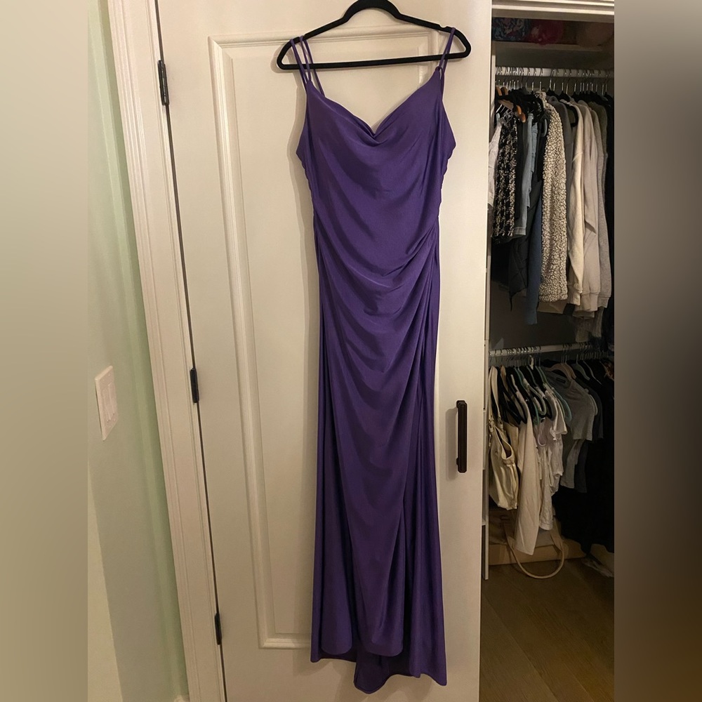 Purple prom dress